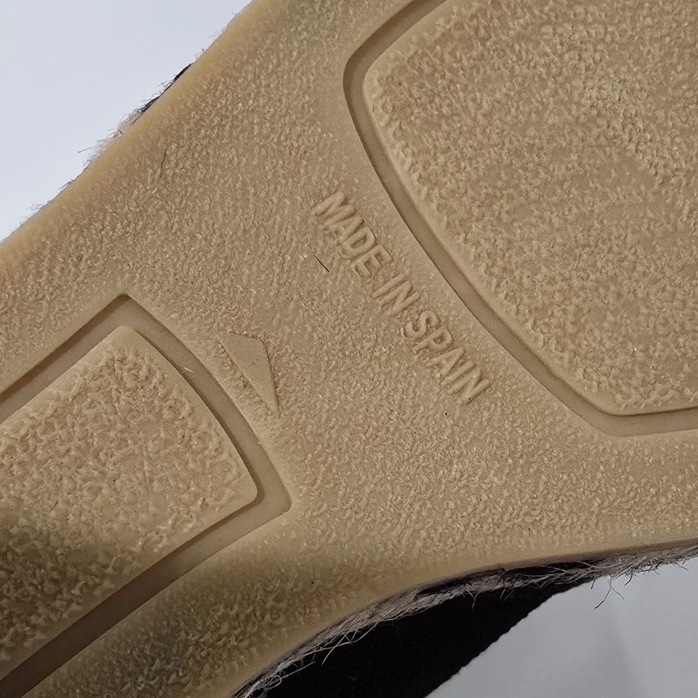 Viscata Black Peep Toe Espadrilles — image 6 of 6